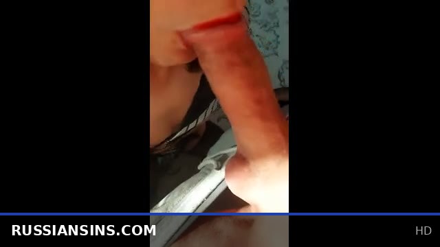 Russian cross-dresser babe delivers intense sweet suction blowjob